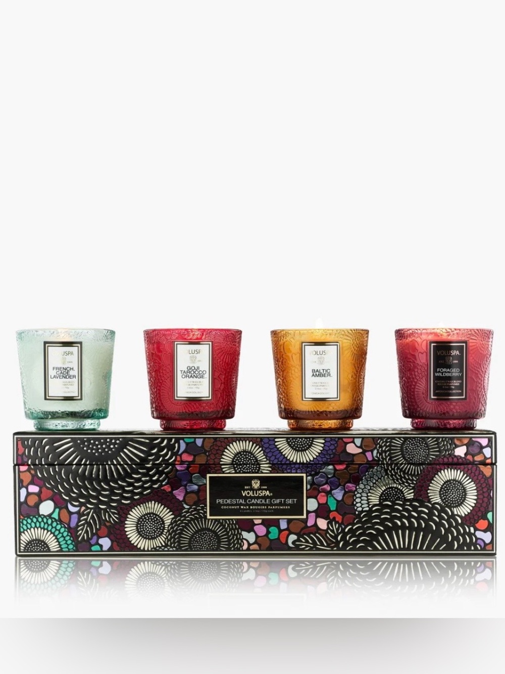 Voluspa Japonica Best Sellers Gift Small Candle Set 2.5 oz, Set of 4 - READ